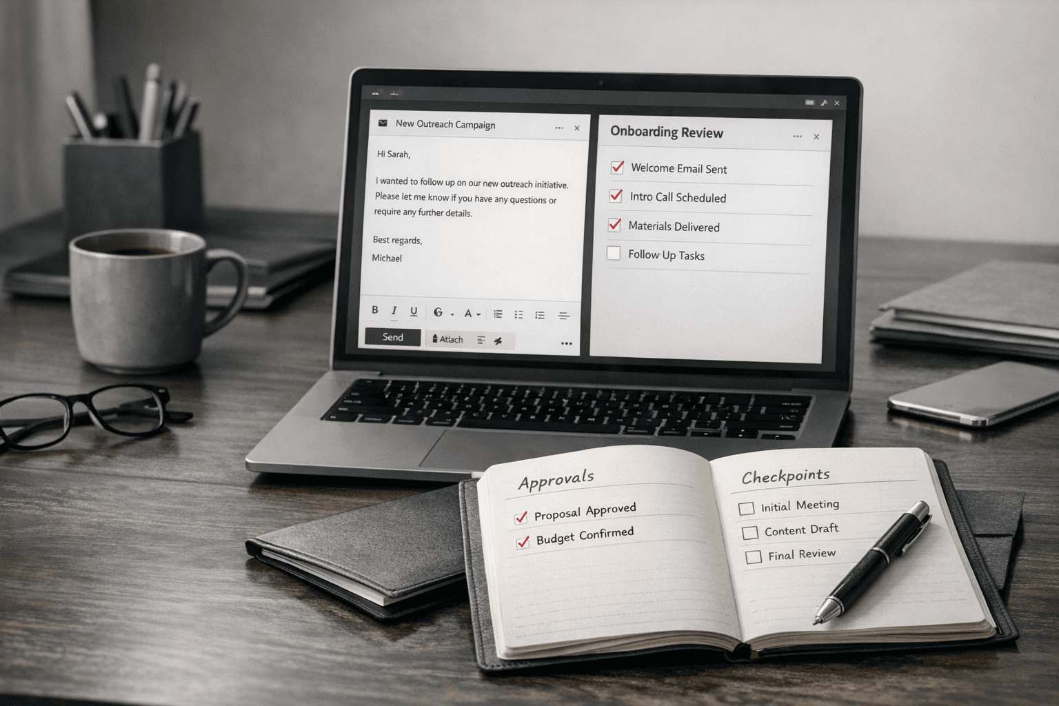 Laplink outreach workflow image